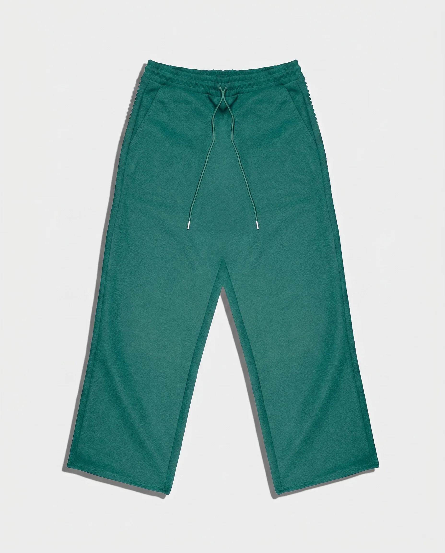 PEARL LINED SWEAT SUIT PANTS (GREEN)