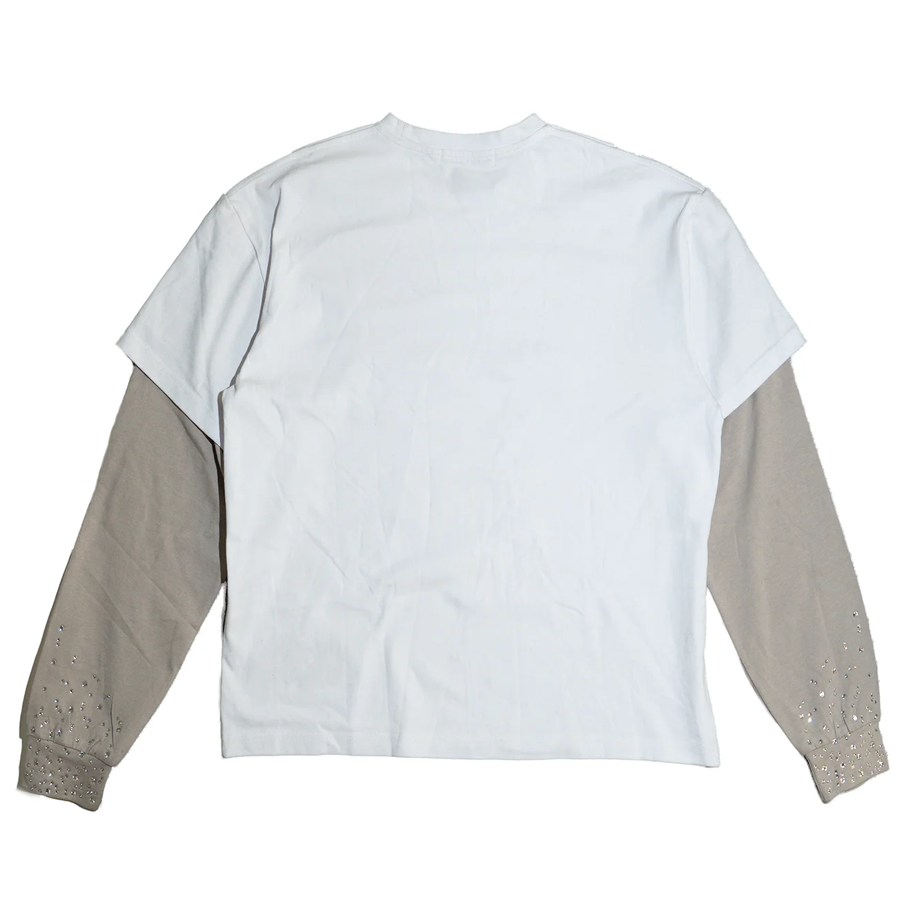 CHAIN LONG SLEEVE T-SHIRT (WHITE) - Image 2