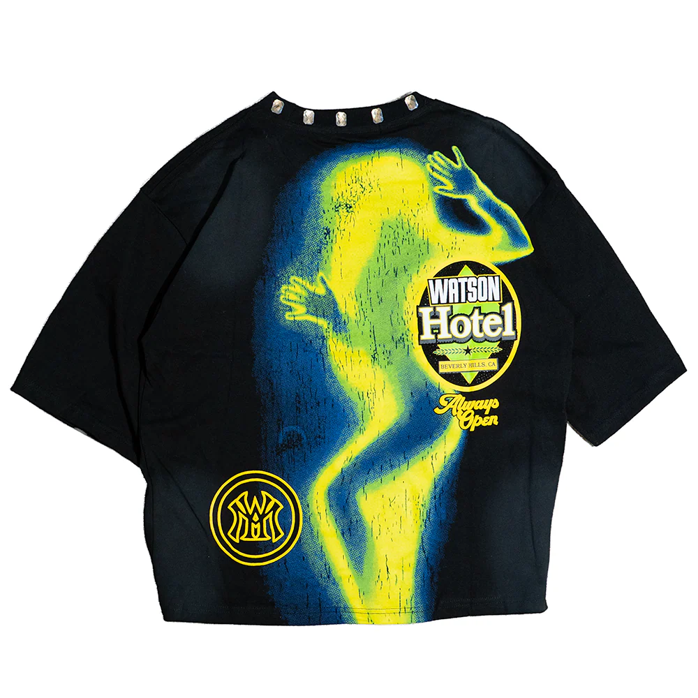 WATSON ALWAYS OPEN T-SHIRT (BLACK) - Image 2