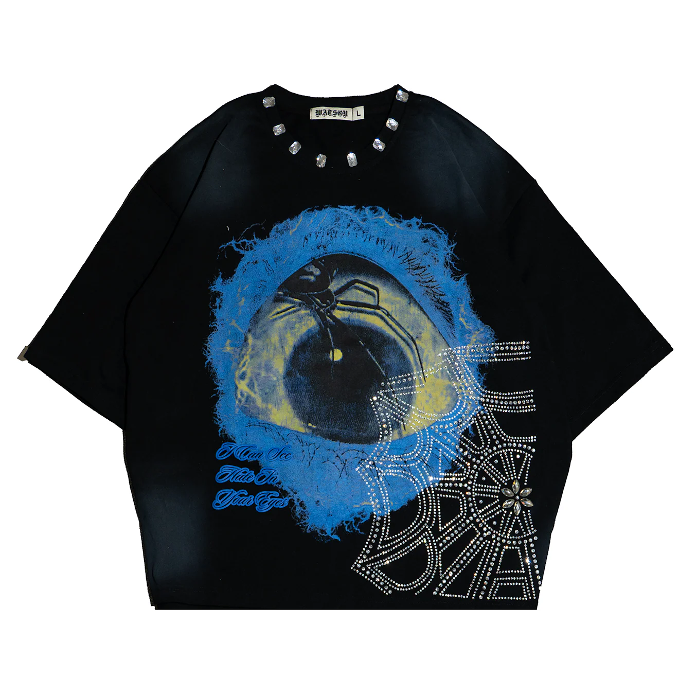 WATSON I CAN SEE HATE IN YOUR EYES T-SHIRT (BLACK)