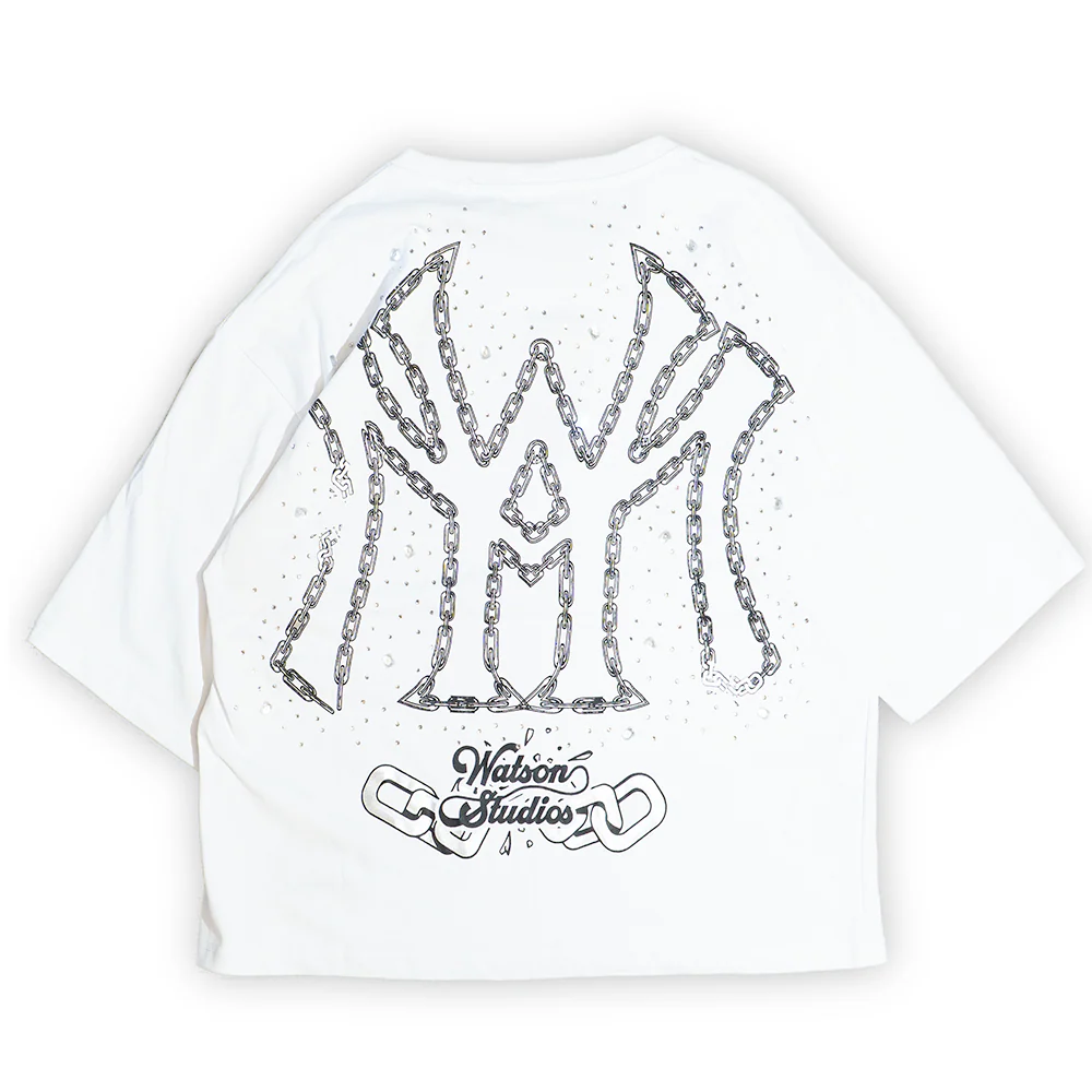 WATSON STUDIOS CHAINED T-SHIRT (WHITE) - Image 2
