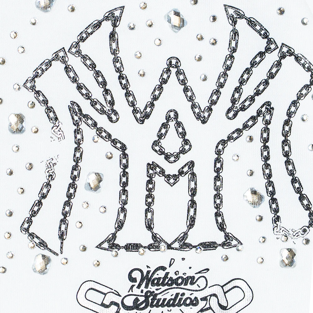 WATSON STUDIOS CHAINED T-SHIRT (WHITE) - Image 3