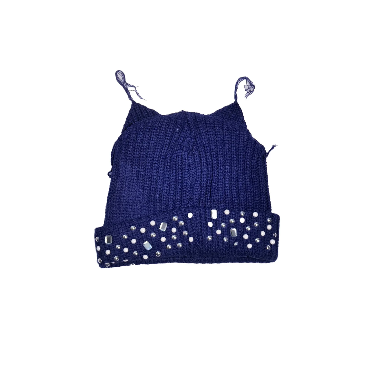 WATSON CAT EARS BEANIE HAT (DARK BLUE) - Image 4