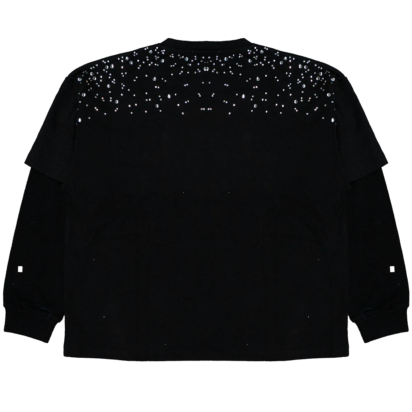 SMOKE LONGSLEEVE T-SHIRT (BLACK) - Image 2
