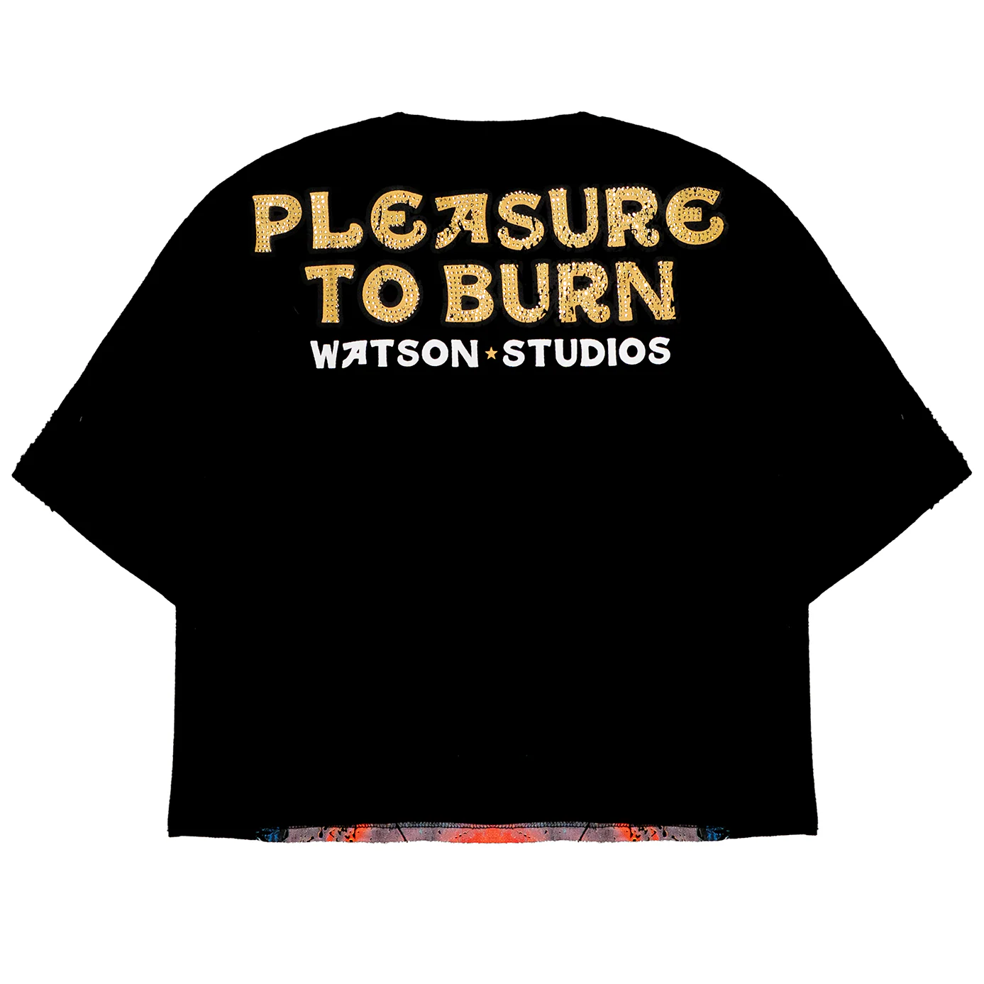 PLEASURE TO BURN T-SHIRT (BLACK) - Image 2
