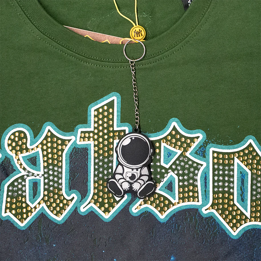 WISH YOU WERE HERE T-SHIRT (OLIVE) - Image 3