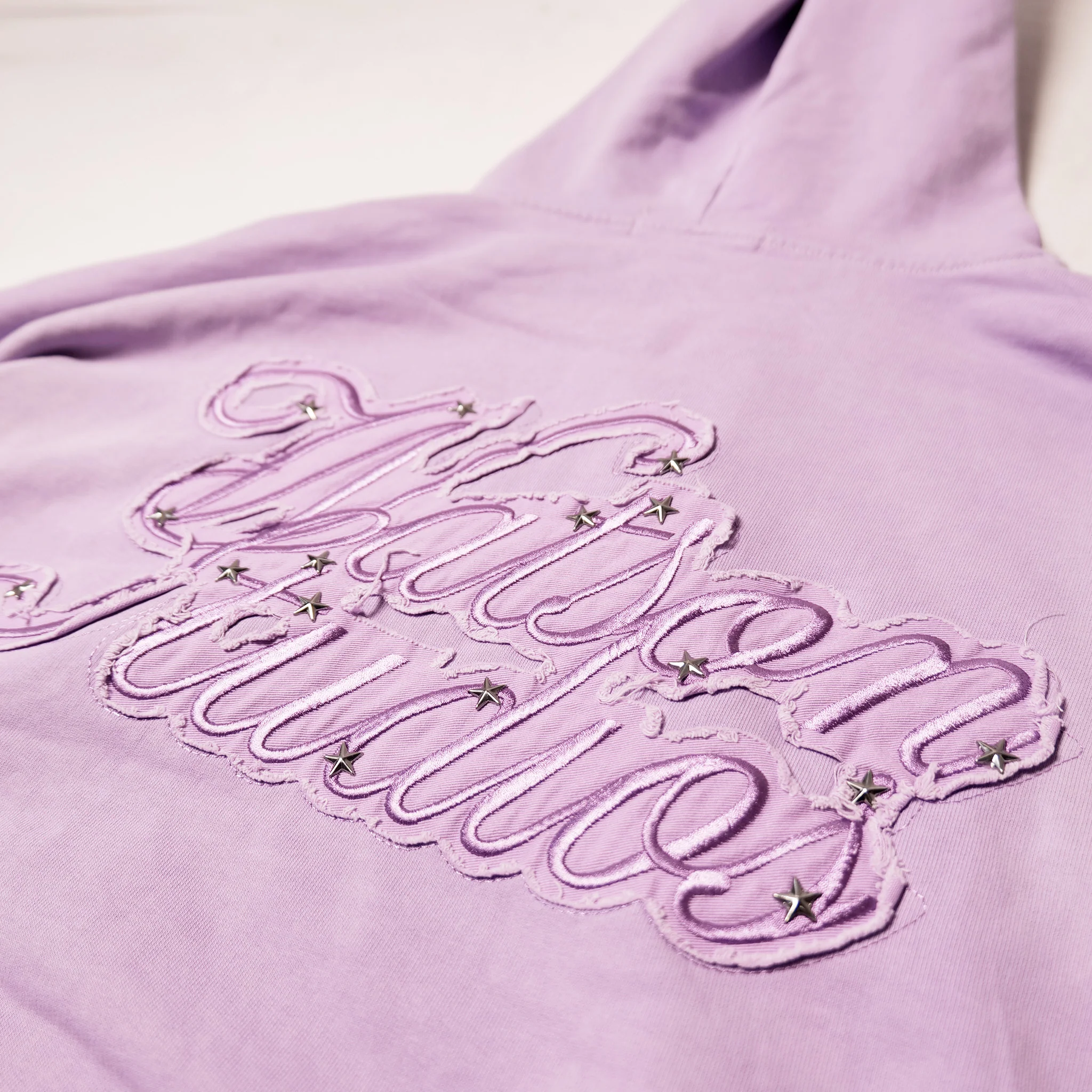 WATSON STUDIOS CRYSTAL STRINGS HOODIE (LAVENDER) - Image 4