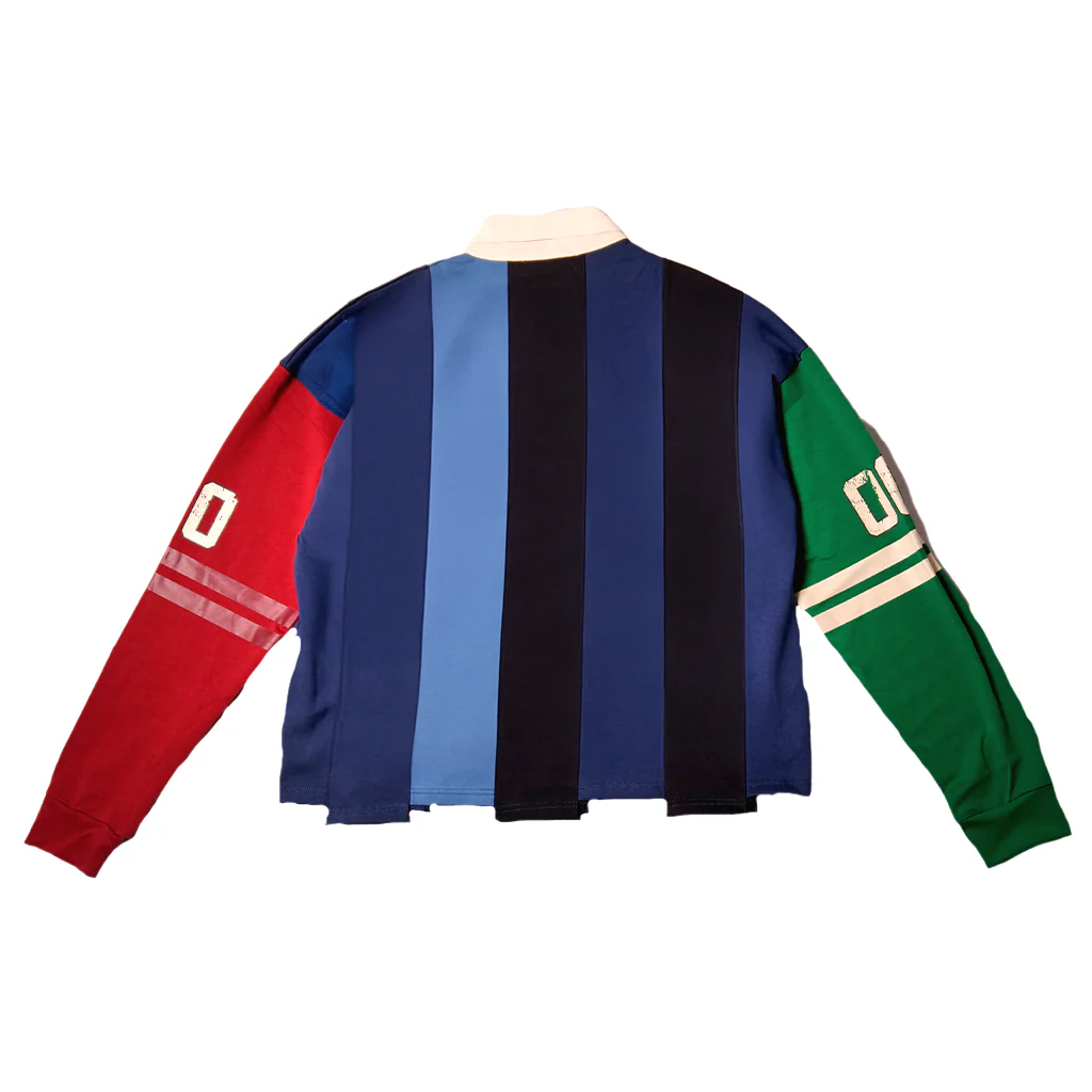 WATSON MULTI SPLIT LONG SLEEVE POLO (MULTI) - Image 5