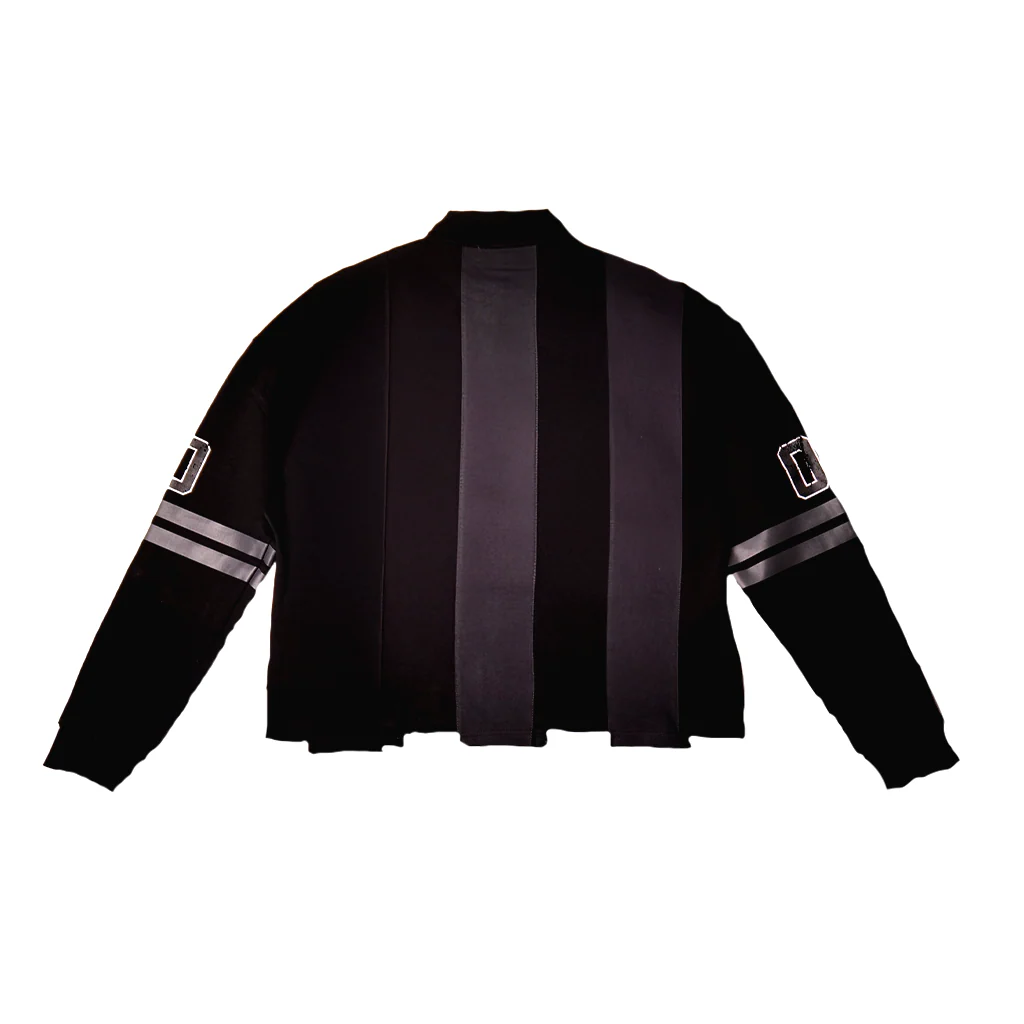 WATSON MULTI SPLIT LONG SLEEVE POLO (BLACK) - Image 5