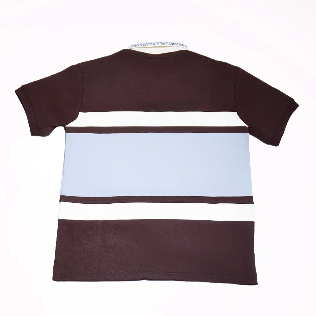 WATSON STUDIOS STAR EMBELLISHED POLO (BROWN) - Image 5