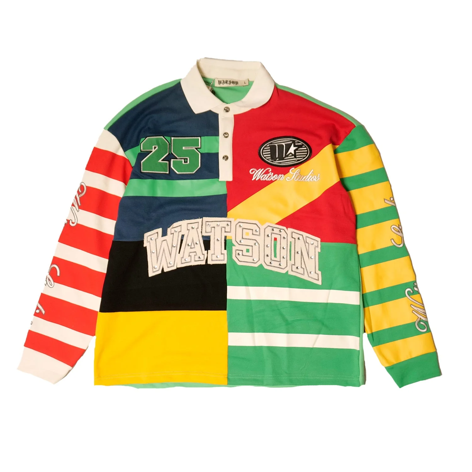 WATSON MULTI SPLICED RUGBY POLO (MULTI) - Image 4