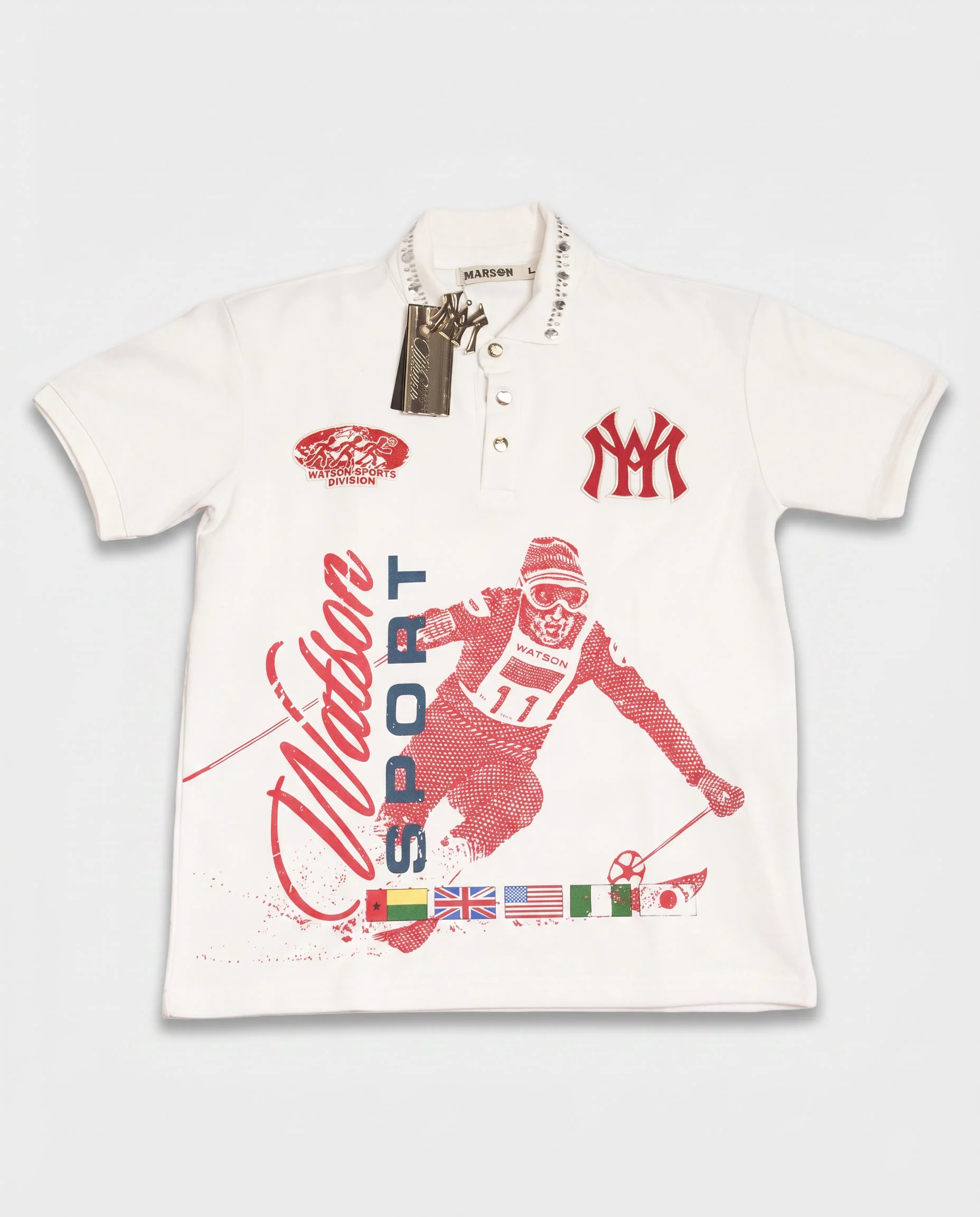 WATSON WINTER SPORT RUGBY POLO (WHITE)