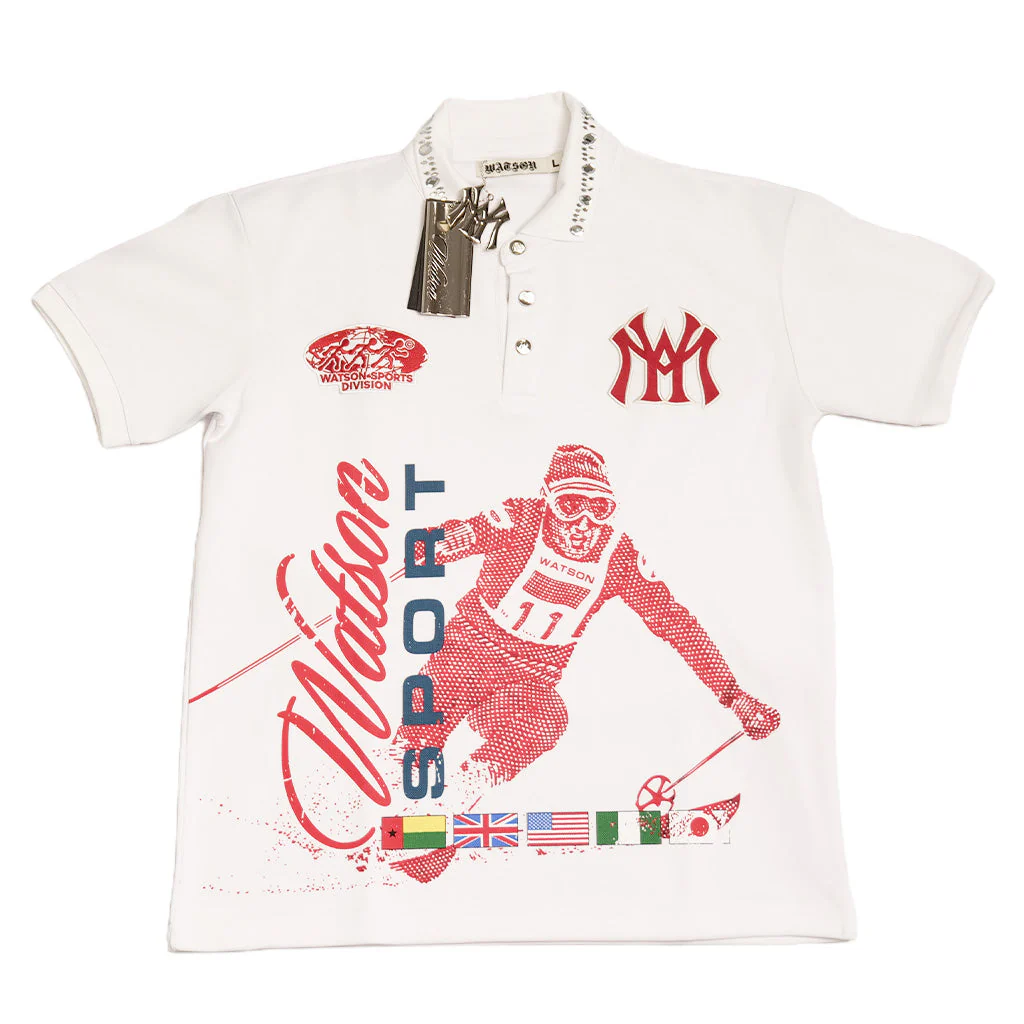 WATSON WINTER SPORT RUGBY POLO (WHITE) - Image 4