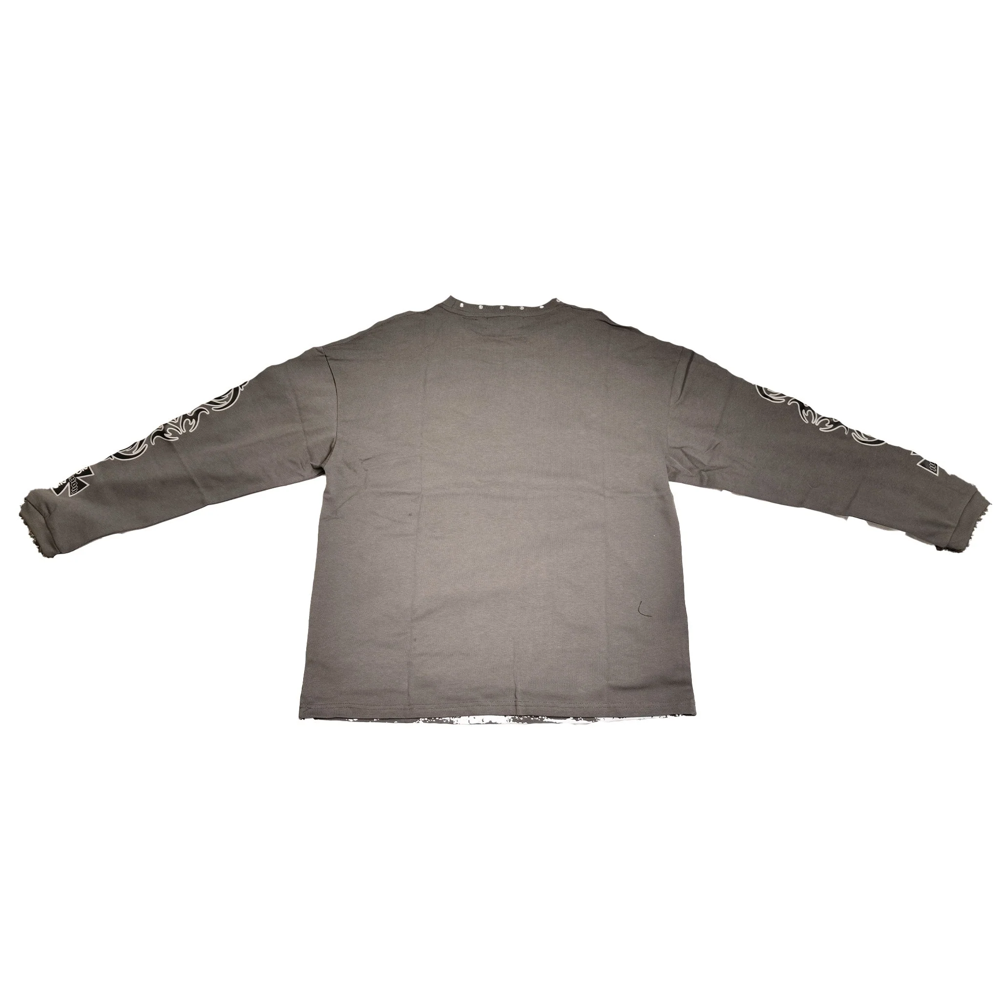 WATSON TAKE A CHANCE ON LIFE LONGSLEEVE T-SHIRT (GREY) - Image 6