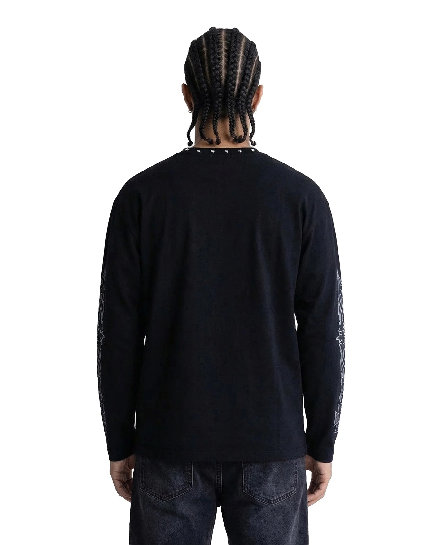 WATSON TAKE A CHANCE ON LIFE LONGSLEEVE T-SHIRT (BLACK) - Image 3