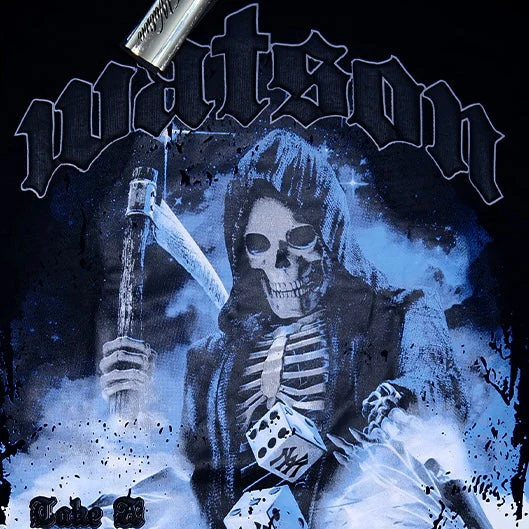 WATSON TAKE A CHANCE ON LIFE LONGSLEEVE T-SHIRT (BLACK) - Image 6