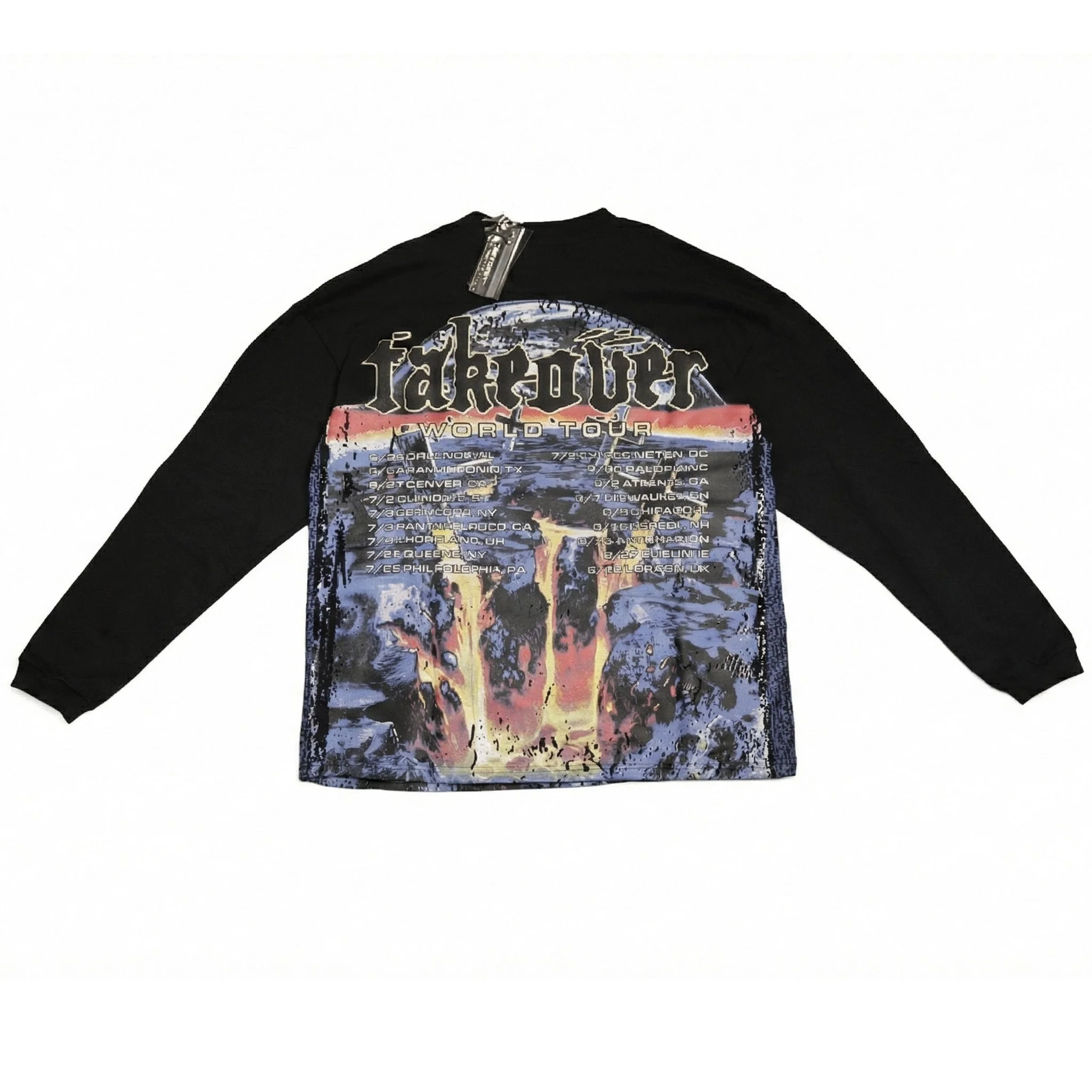WATSON TAKEOVER LONGSLEEVE T-SHIRT (BLACK) - Image 5