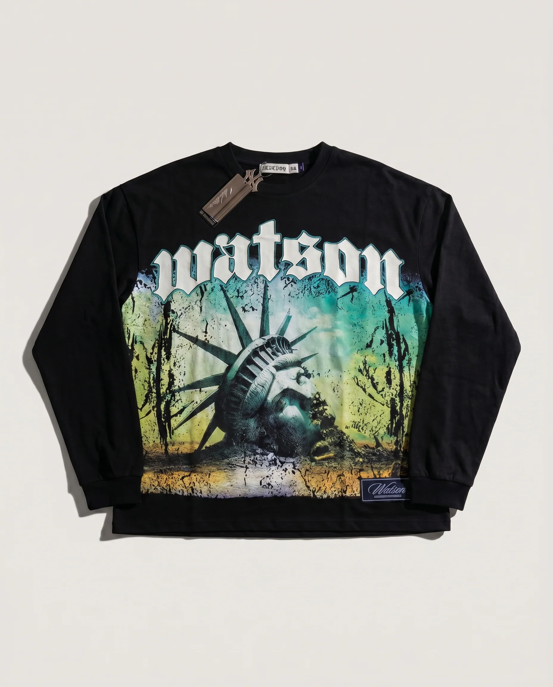 WATSON LIBERTY LONGSLEEVE T-SHIRT (BLACK)