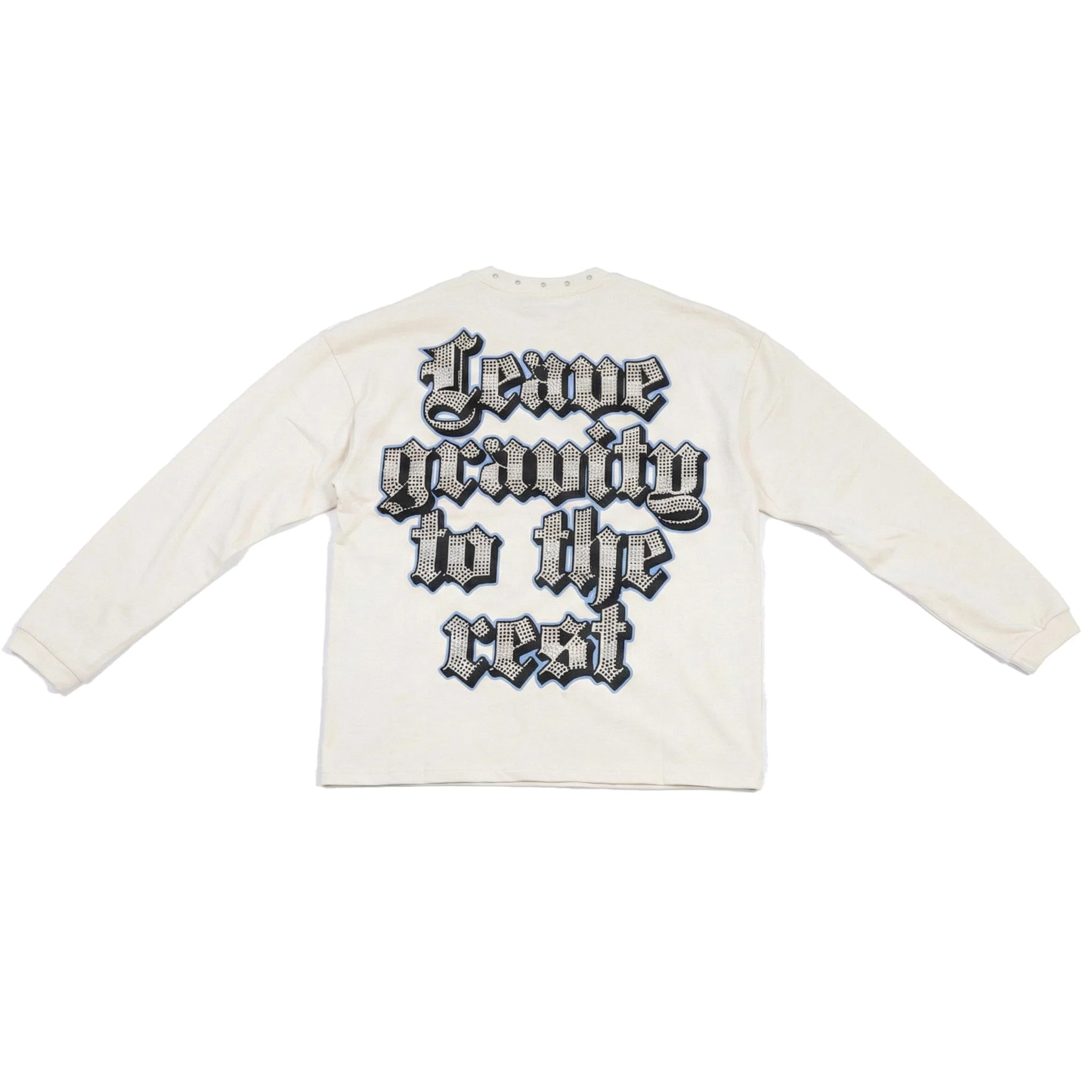 WATSON LEAVE GRAVITY TO THE REST LONGSLEEVE T-SHIRT (CREAM) - Image 5