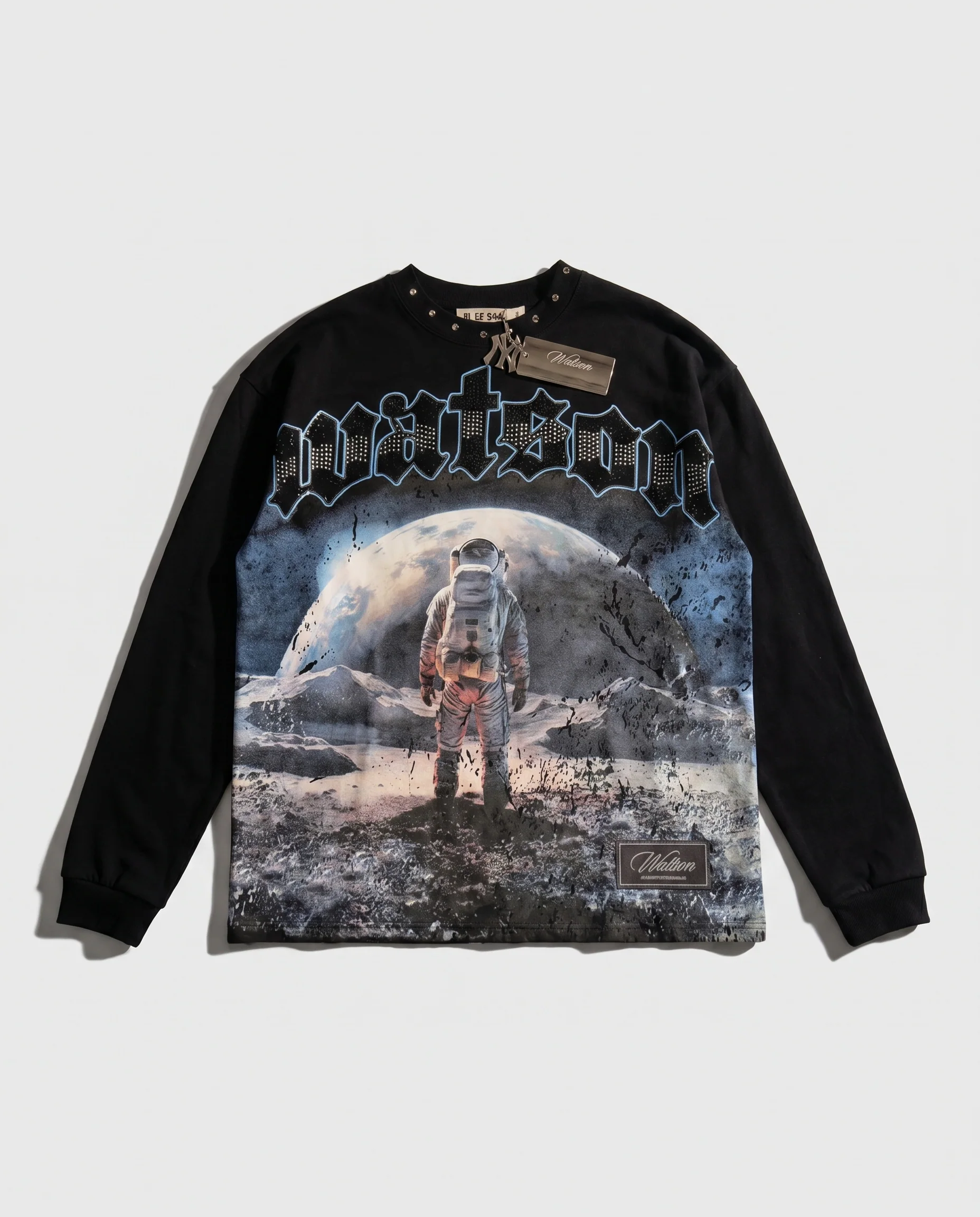WATSON LEAVE GRAVITY TO THE REST LONGSLEEVE T-SHIRT (BLACK)