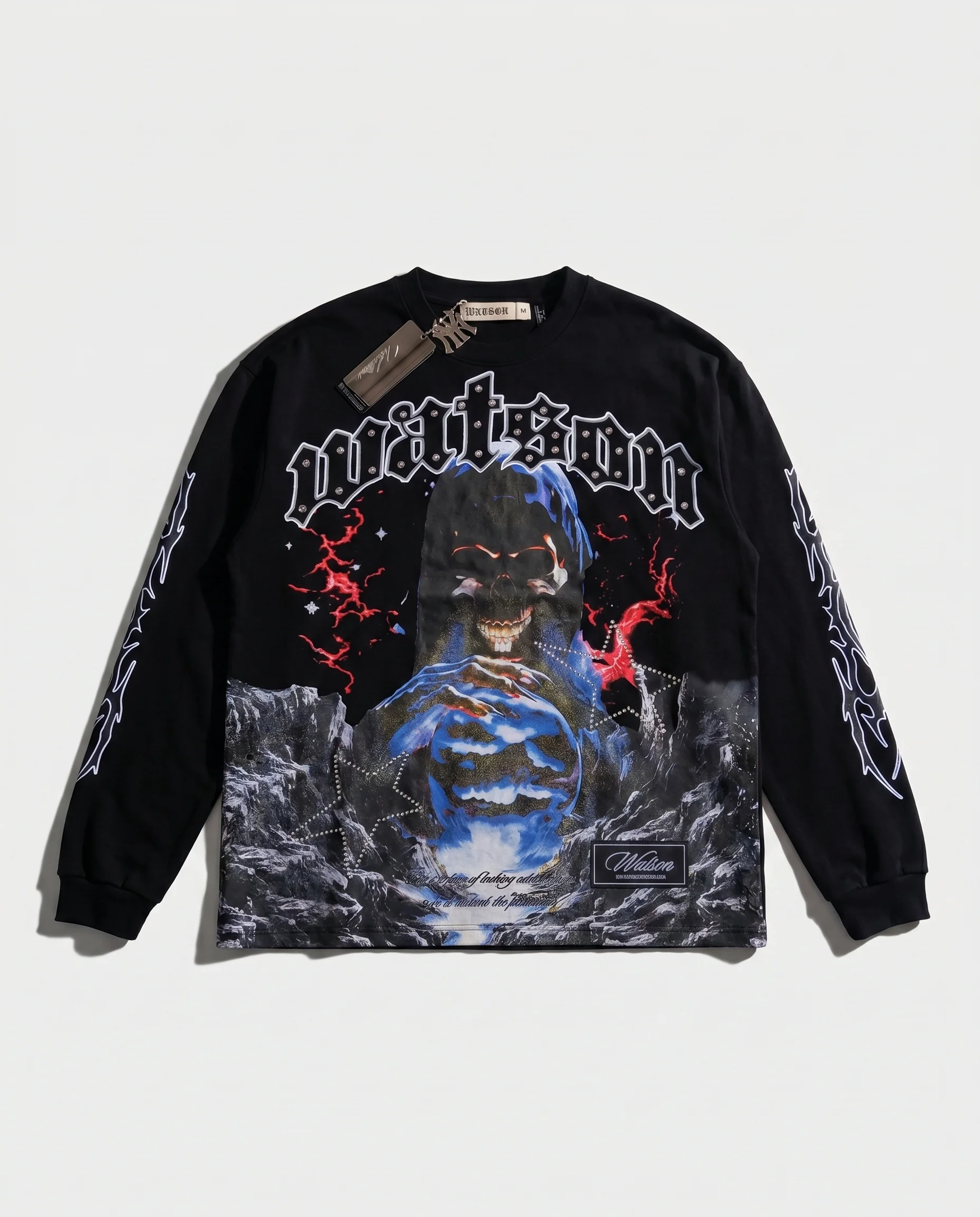WATSON DISTURB THE PRESENT LONGSLEEVE T-SHIRT (BLACK)