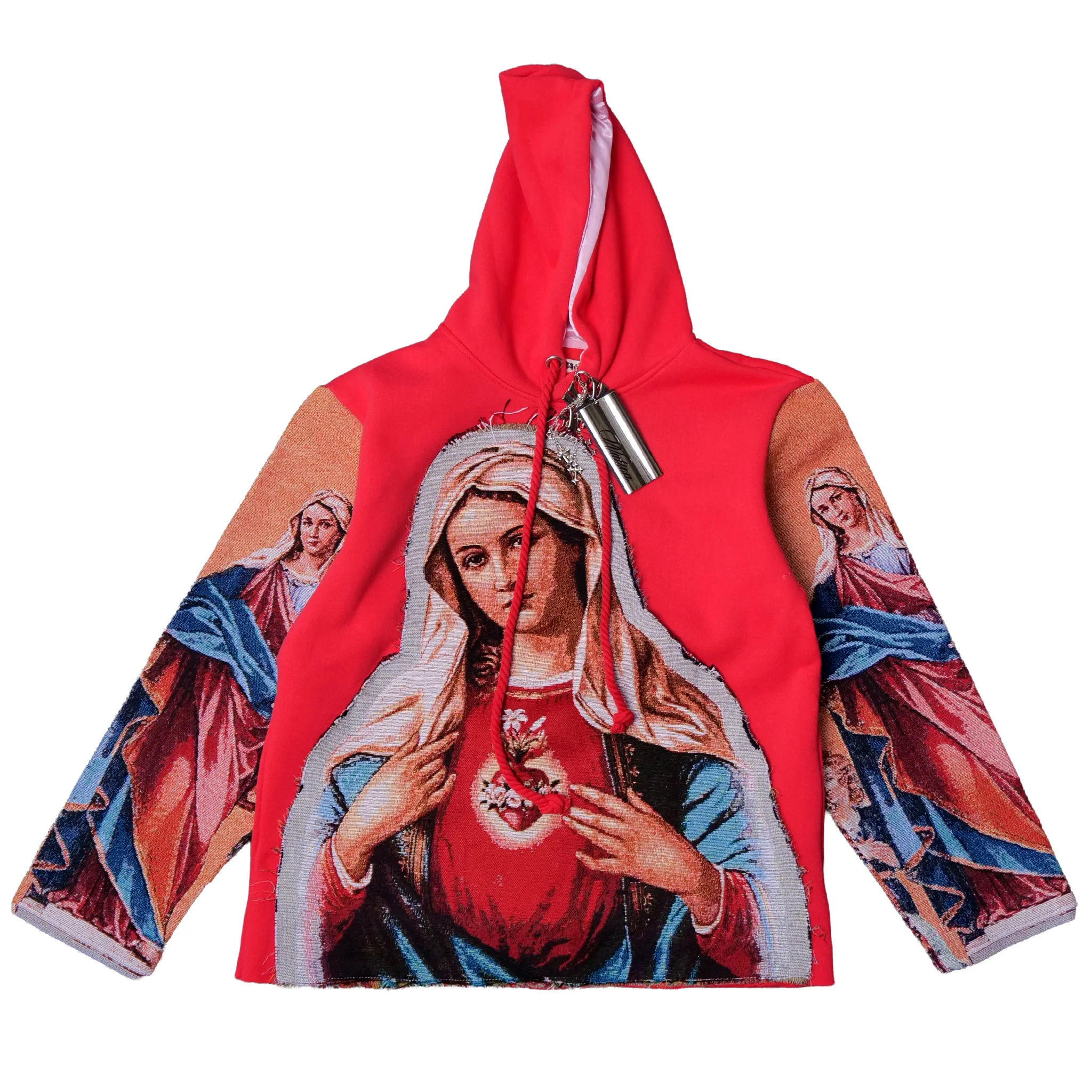WATSON KEEP YOUR HEART CLOSE PINK TAPESTRY HOODIE - Image 3