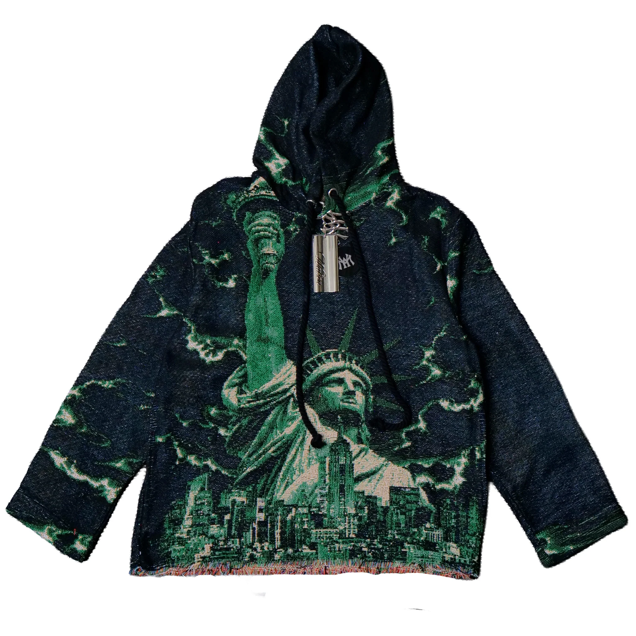 WATSON NEW YORK TAKEOVER BLACK TAPESTRY HOODIE - Image 3