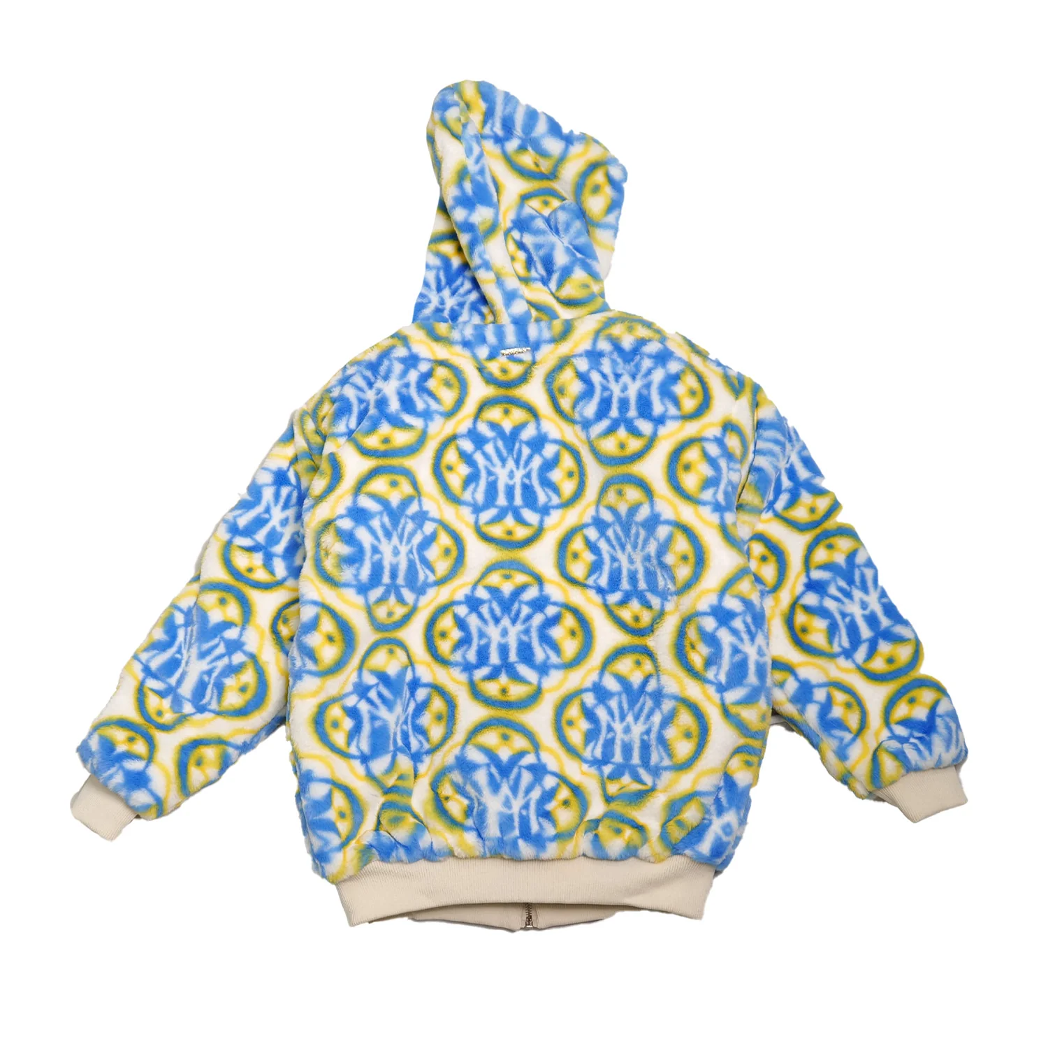 WATSON BRANDED CREAM PATTERN HOODED JACKET - Image 4