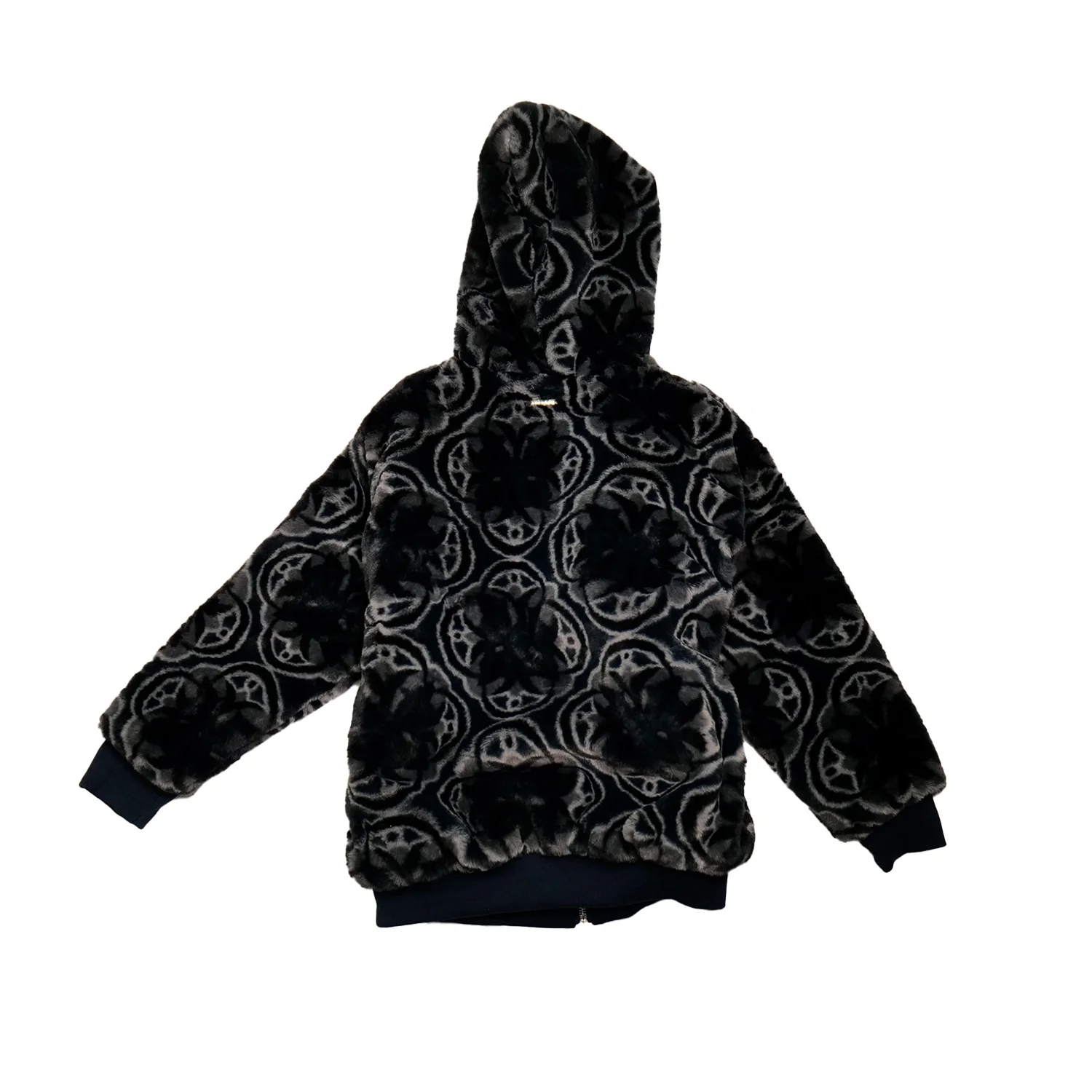 WATSON BRANDED BLACK PATTERN HOODED JACKET - Image 3