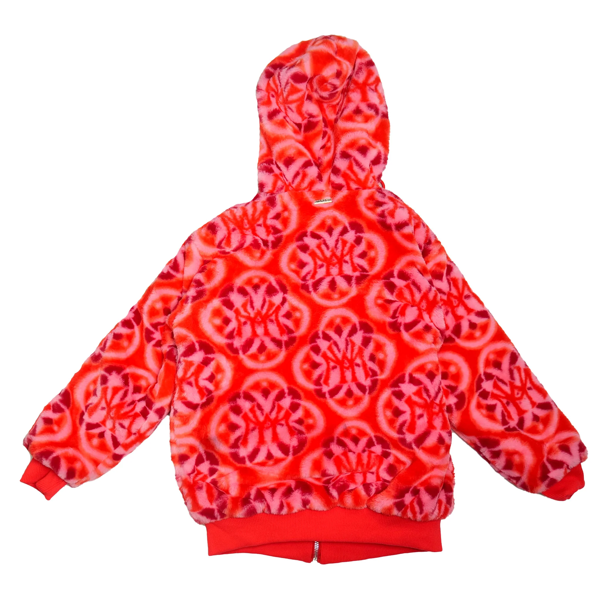 WATSON BRANDED RED PATTERN HOODED JACKET - Image 4