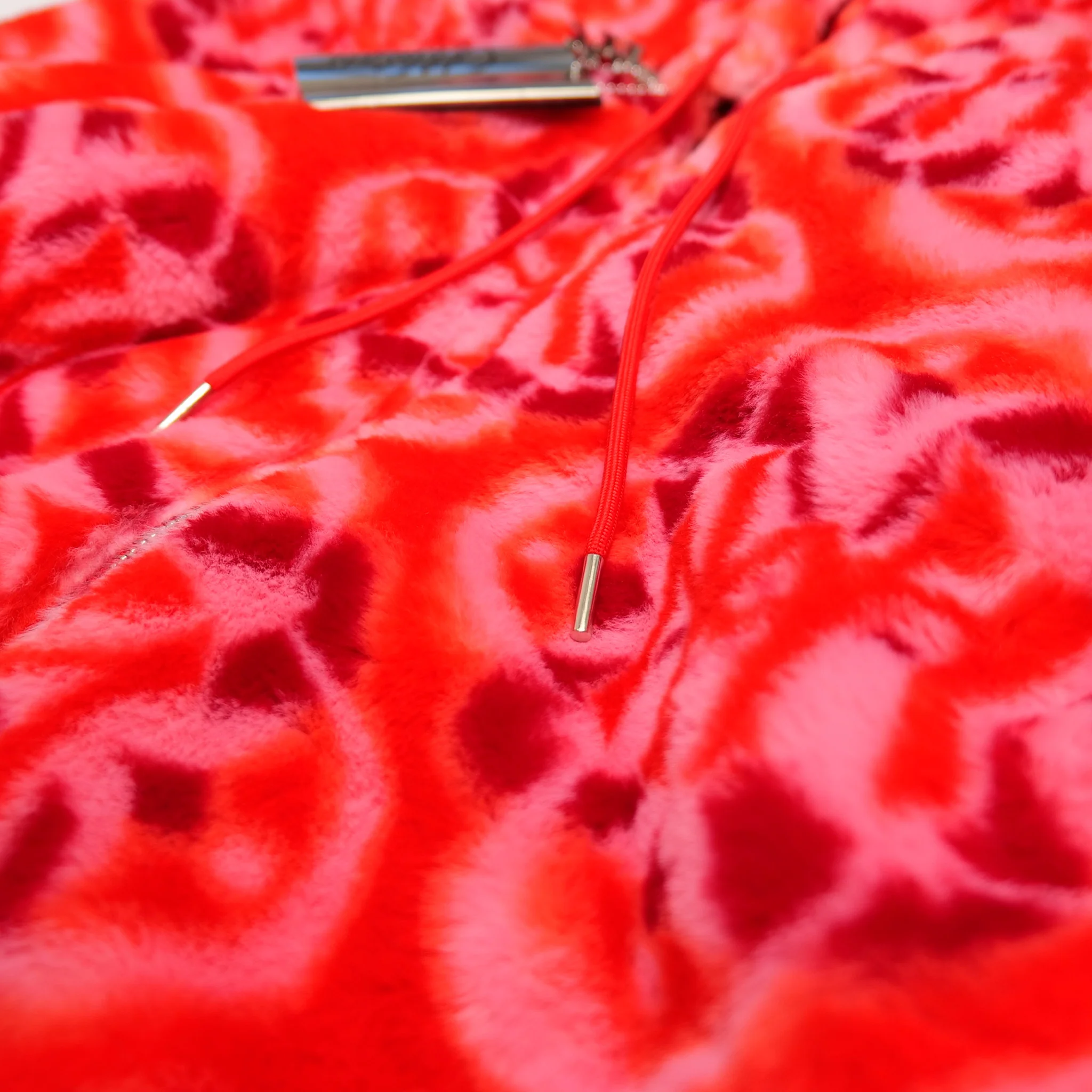 WATSON BRANDED RED PATTERN HOODED JACKET - Image 6