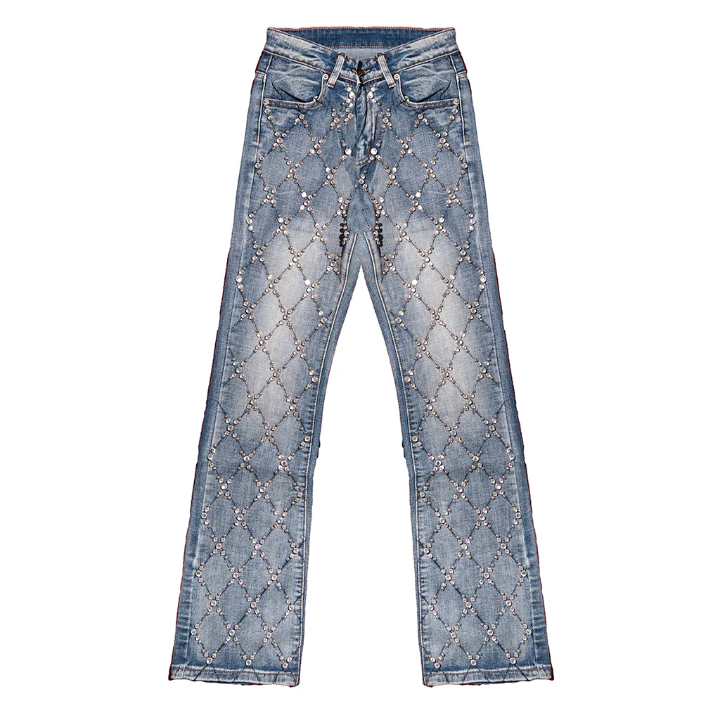 GEMSTONE NET JEANS (RAW) - Image 2