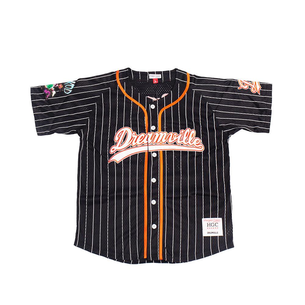 DREAMVILLE PINSTRIPE YOUTH BASEBALL JERSEY