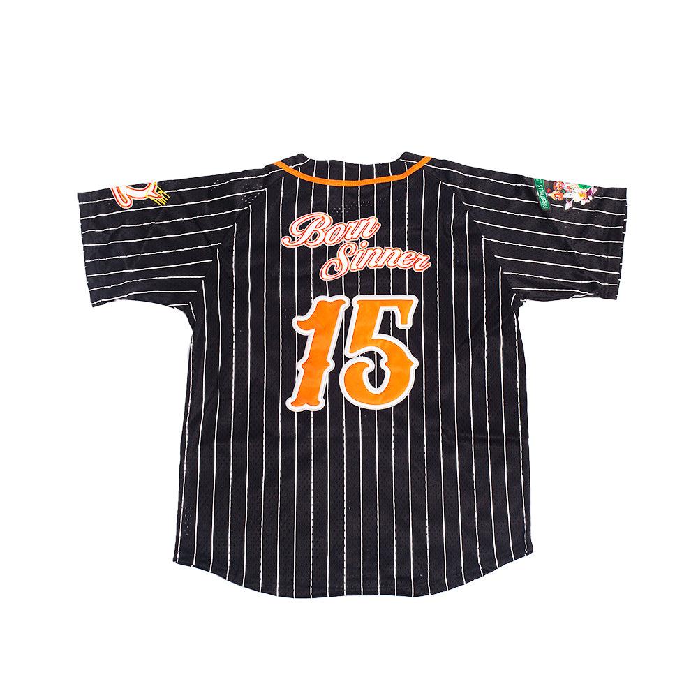 DREAMVILLE PINSTRIPE YOUTH BASEBALL JERSEY - Image 2